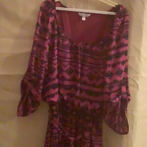 Speechless Pink and Black Mini Dress